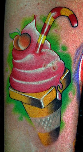 Ice Cream Tattoo Designs Collection