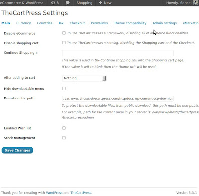 TheCartPress WP eCommerce Shopping Cart Plugin