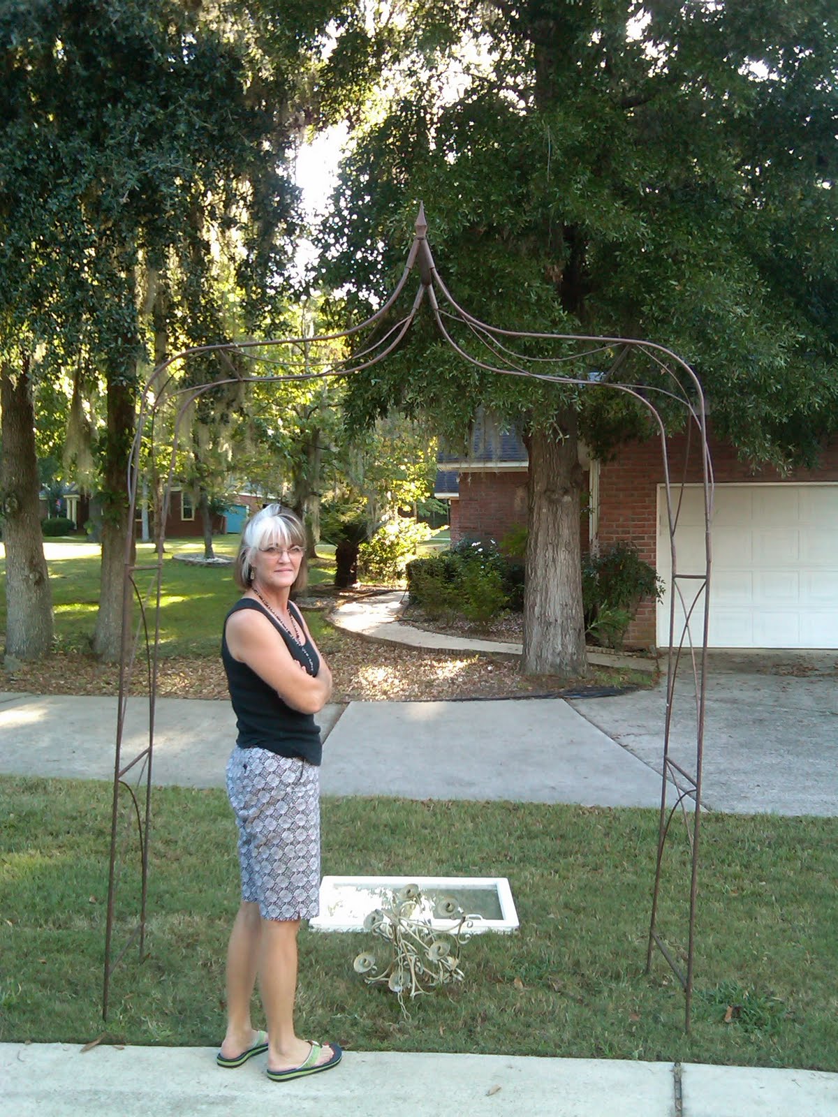 fall wedding arch