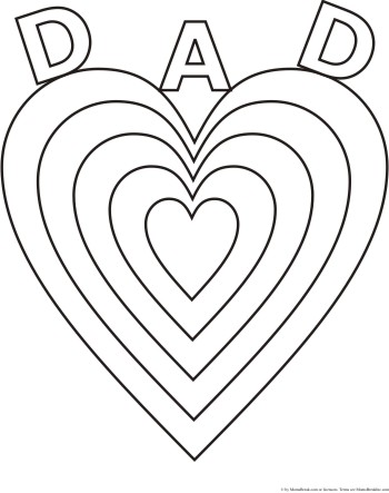 Fathers  Coloring on Love You Dad Coloring Pages For Kids   Desktop Background Wallpapers