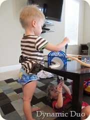 tool time, onsies keeping the belts up!