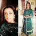 Namrata Shirodkar Green Anarkali