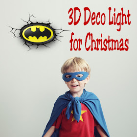 3DLIGHTFX 3D Deco Lights are the perfect gift this holiday season. They have a full range of comic book, super hero, Disney Princess, sports and car lights that look as though they are popping right out of the wall! They are battery operated and cool to the touch so you can place them any where in the room. Your kids will loves having these in their rooms and they're also the perfect editions to a den, family room, man's cave or office! 