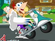 Phineas And Ferb Crazy Motorcycle