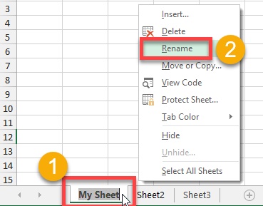 excel worksheet