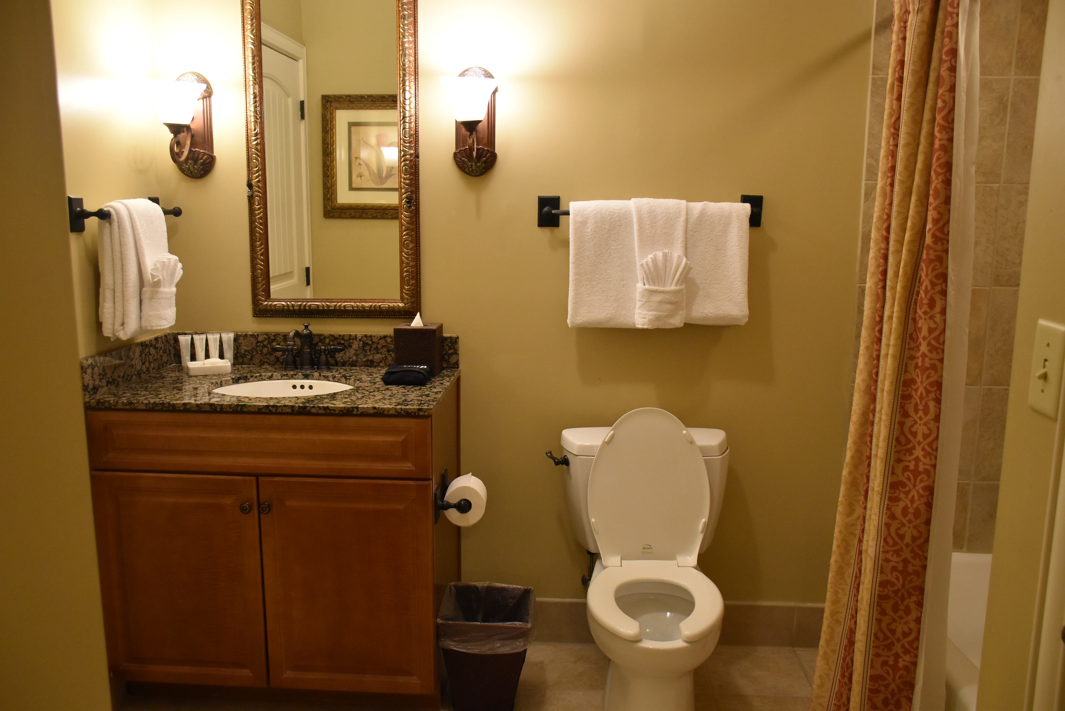 Guest bathroom at Riverstone Resort & Spa