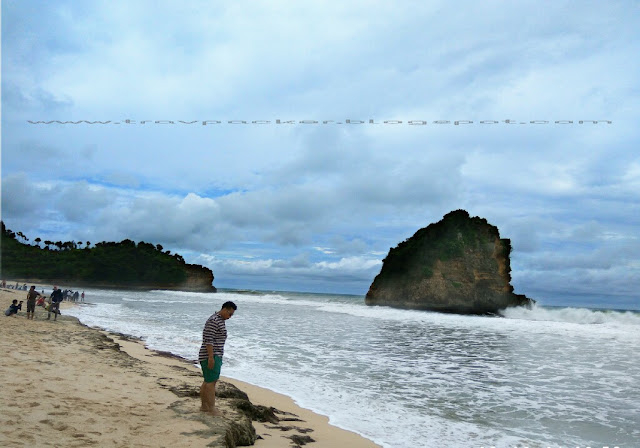 Eksplor pantai ngudel yang masih alami di pesisir malang selatan