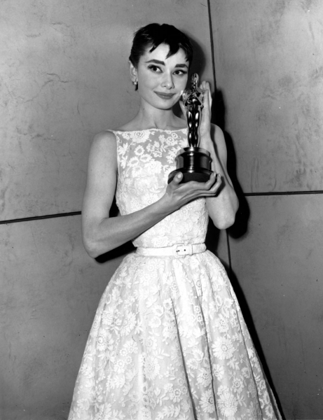 by Audrey Hepburn when she accepted her Oscar in 1954 for the same film