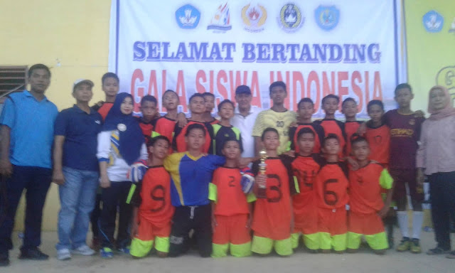 SMP Kecamatan Rantau Selatan Juara Sepakbola
