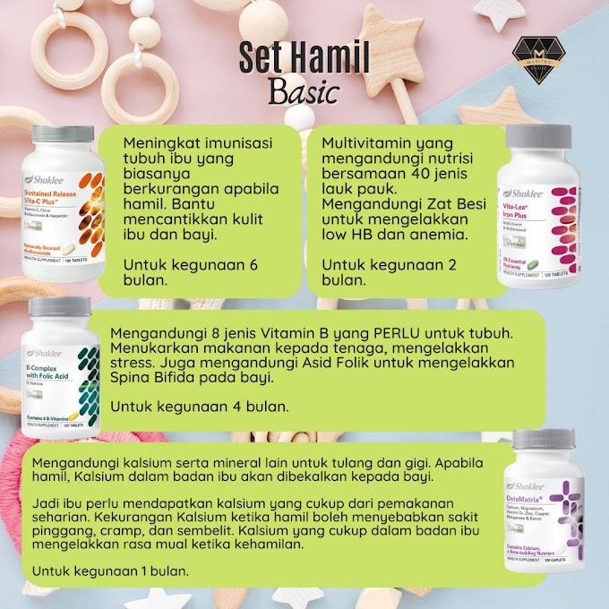 Set Hamil Shaklee