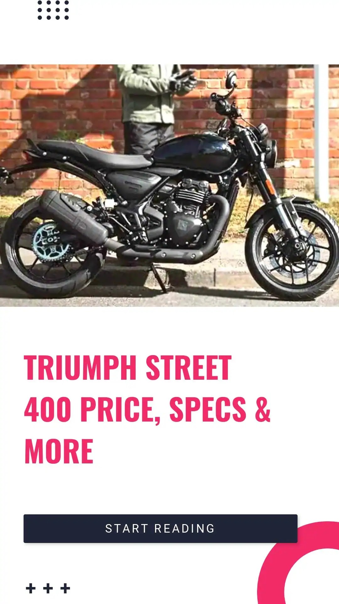 Triumph Street 400