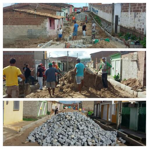 BAIRRO SÃO RAFAEL E VAVÁ PRÓXIMOS DE FICAREM COMPLETAMENTE CALÇADOS 