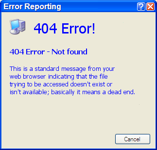 Pesan Error, Error Reporting