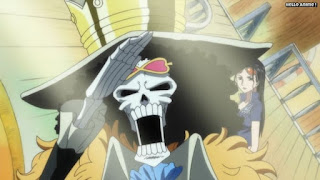 ワンピースアニメ 魚人島編 526話 ブルック | ONE PIECE Episode 526