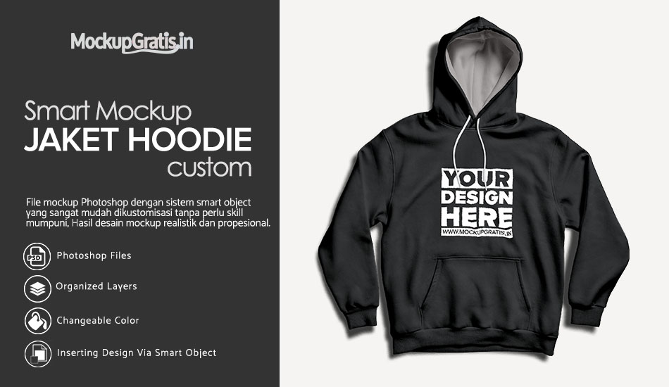 Download Mockup Gratis Jaket Hoodie Custom | MockupGratis.in ...