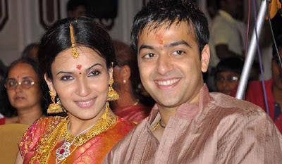 Superstar Rajinikanth's younger daughter Soundarya has got engaged to Ashwin Ramkumar