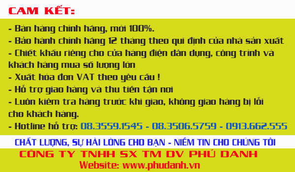 Cam ket khi mua quat asia tai Phu Danh