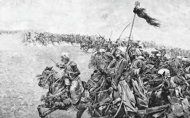 Charge of the Mamluks during the Battle of the Pyramids by Felicien de Myrbach-Rheinfeld