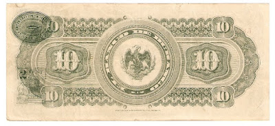 papel moneda en Mexico 10 Pesos El Banco de Durango