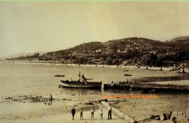 1945 Praia de Cesantes Foto Redondela a través do tempo
