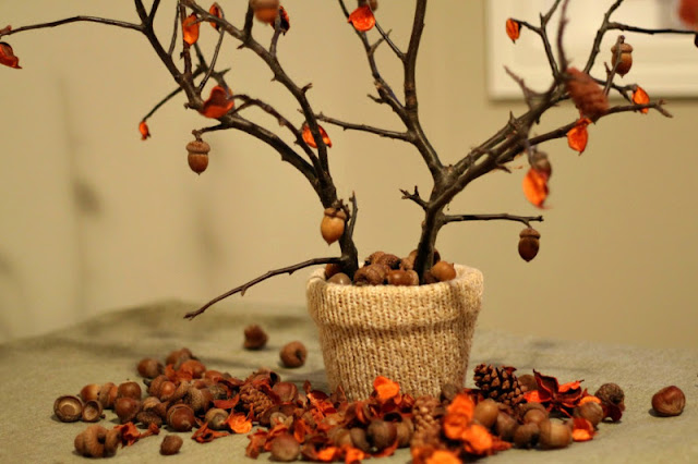 tree branch centerpiece - Turtles and Tails