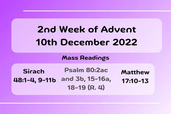 Catholic Daily Mass Readings and Reflections December 10, 2022