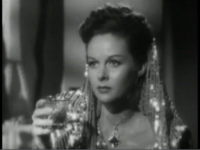 dress at Paris Fashion Week reminded me of Susan Hayward in SmashUp