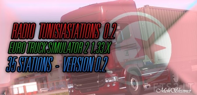 [ETS2 1.27] MohSkinner – Radio - Tunisia Station 0.2