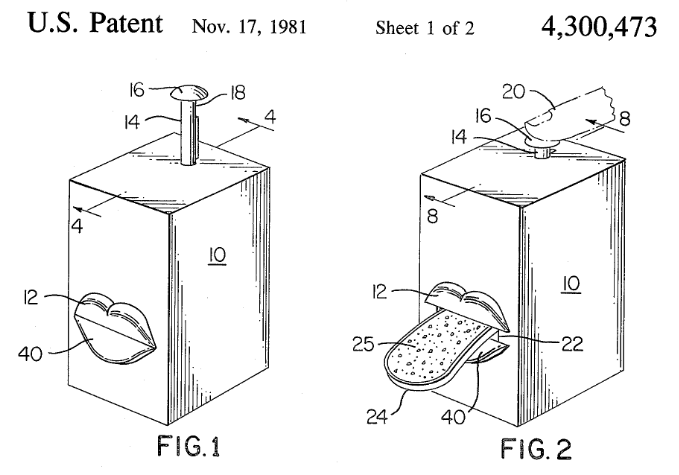 U.S. Patent 4,300,473 Figures 1 and 2