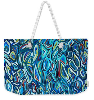 " Abstraction Series - Blue Beauty Beckons " by LaToya Cole #blue #abstractart #abstraction #toyastales #facemask #artprints #iphonecase #clutch #pouch #totebag #coffeemug #throwpillow #wallart #canvasart https://toyastales.blogspot.com/2020/08/abstraction-series-blue-beauty-beckons.html