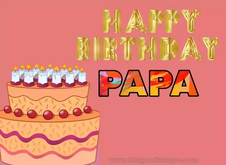 Happy Birthday Papa Cake Images