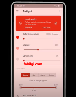 Telefonda En İyi Mavi Işık Koruma Uygulaması Android Ios