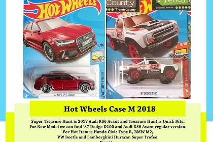 Hot Wheels Case M 2018 (Barbie Girl)