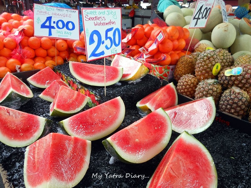 Watermelon Fruit at Queen Victoria Market, Melbourne