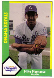 Mike Magnante 1990 Omaha Royals card