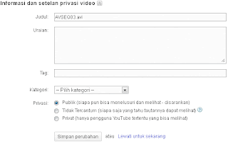 cara upload video ke youtube