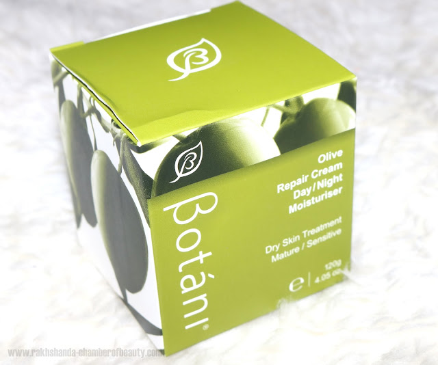 Botani Olive Repair Moisturising Cream Review, Indian beauty blogger, Chamber of Beauty