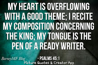 Our Daily Devotion (Psalm 45:1)