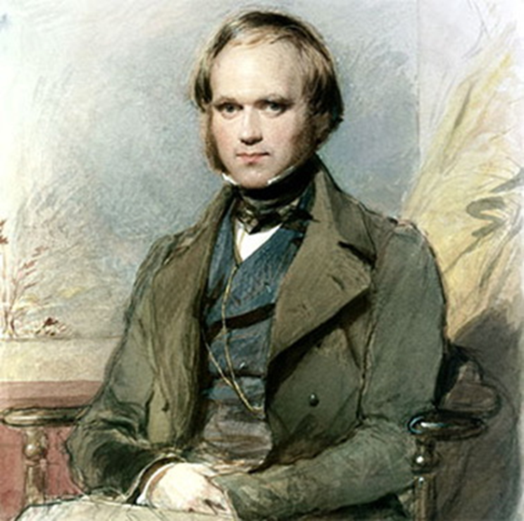 Charles Robert Darwin FRS. (1809-1882)  fue un naturalista inglés, reconocido por ser el científico más influyente (y el primero, compartiendo este logro de forma independiente con Alfred Russel Wallace) de los que plantearon la idea de la evolución biológica a través de la selección natural, justificándola en su obra El origen de las especies (1859) con numerosos ejemplos extraídos de la observación de la naturaleza.