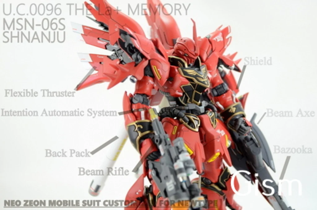 Custom Build: RG 1/144 MSN-06S Sinanju [Detailed]