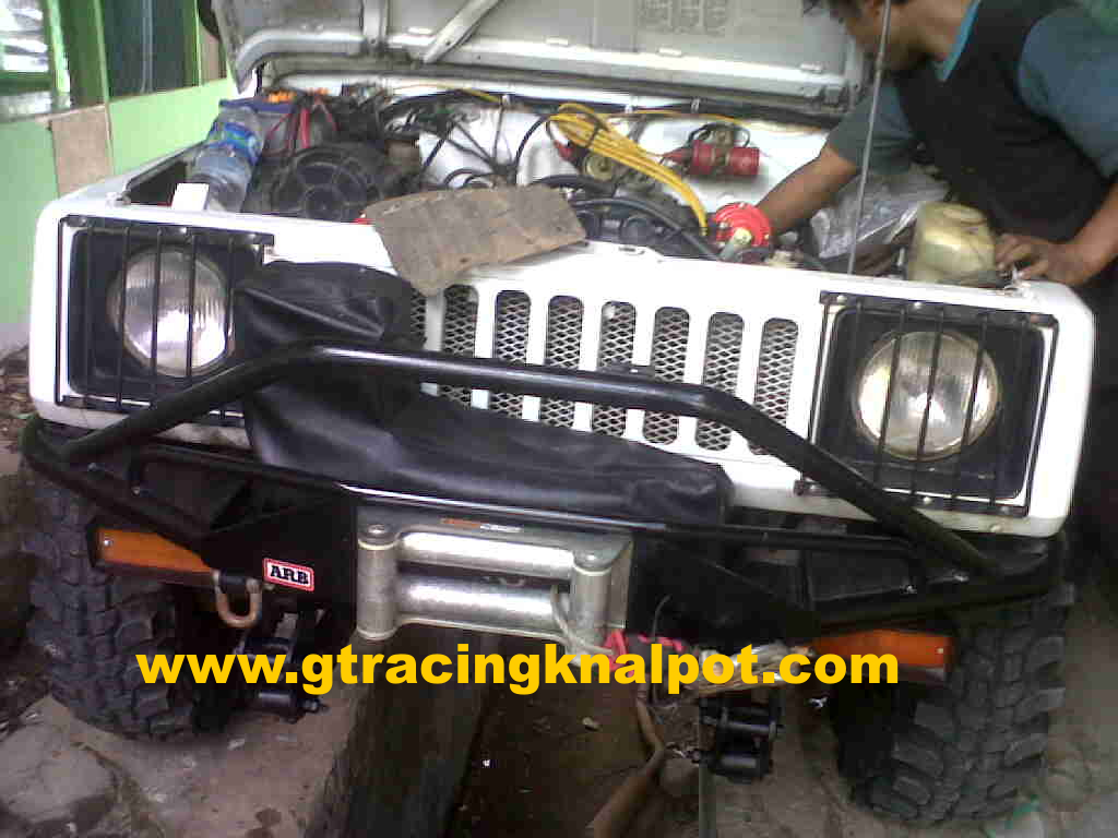 MODIFIKASI KNALPOT RACING Pemasangan Header Dan Knalpot Racing