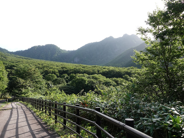 大山環状道路の展望駐車場