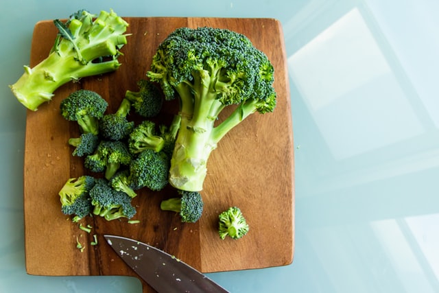 Broccoli is rich in fiber