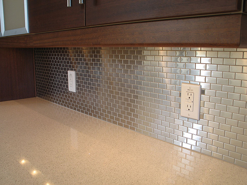 Stainless Steel Backsplash Tile