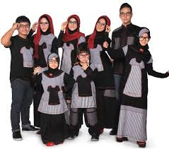 Model Baju Muslim Sarimbit Keluarga Modern Terbaru