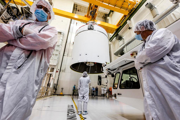 With Lockheed Martin transferring ownership of the vehicle to NASA, the Orion spacecraft will officially begin launch preparations for the Artemis 1 mission later this year.