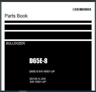 Parts book Catalog D65E-8 Dozer Bulldozer