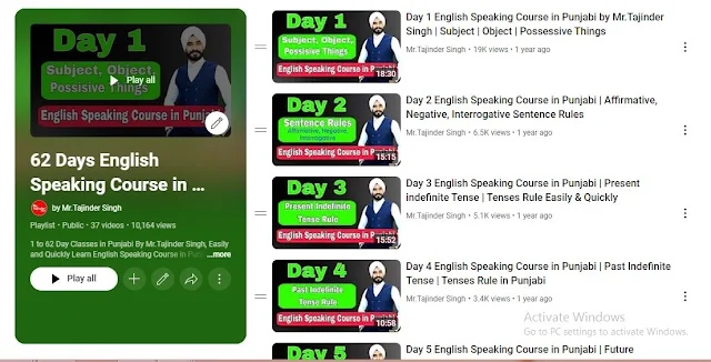 english spoken by mrtajinder singh