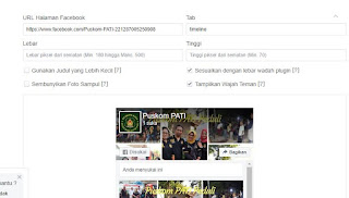 cara buat fans page FB di blog atau website