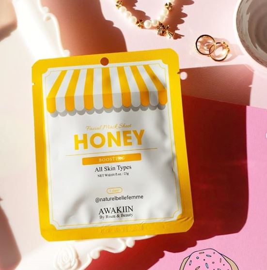 Awakiin honey mask sheet